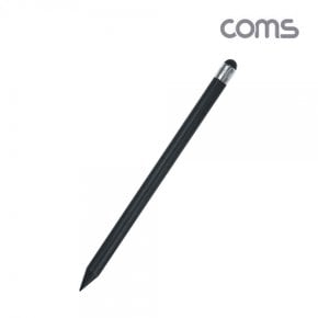 MG/ IH131 Coms 터치펜원형연필15cm,black,스타일러스