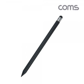 엠지솔루션 MG/ IH131 Coms 터치펜원형연필15cm,black,스타일러스