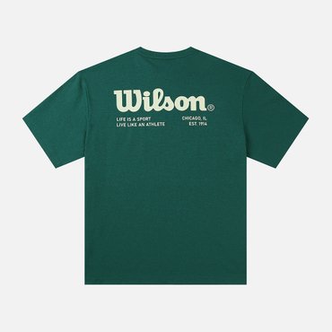 윌슨 퓨어드라이 오버핏 티셔츠/DGN/W251001NTS32