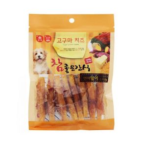 헬로도기 참 좋은 간식 고구마 치즈 연어말이 100g 강아지 간식..