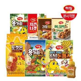 하림 용가리치킨300g+치킨너겟300g+(증)머스타드소스100g 외[33105837]