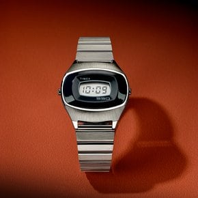 Q TIMEX 1975 SSQ 리이슈 디지털시계 38mm