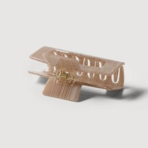 패턴 사각 헤어집게 대, 브라운 J83N902035600