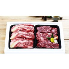 [냉장][안동안심한우] 알뜰 3호세트 1kg (1등급/등심500g+국거리 500g)