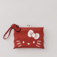 Lucky Pleats Knit Clutch S Hello Kitty Barbados Red (0JSO5PC41002F)