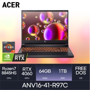 니트로 V 16 ANV16-41-R97C (FREEDOS/ SSD 1TB / RAM 64GB) HMC