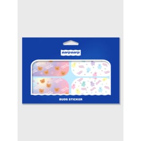 Earpearp galaxy buds sticker pack-pastel blue