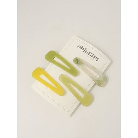 오브제213 네온 라임 스몰 클립 Neon Lime Small Clip