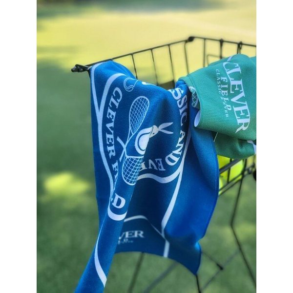 Tennis Sports Waffle Towel_BLUE