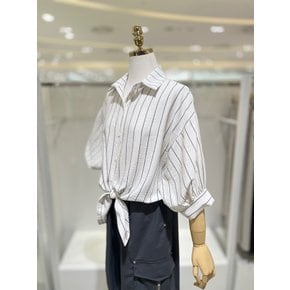 오버핏 스트라이프 셔츠 627560