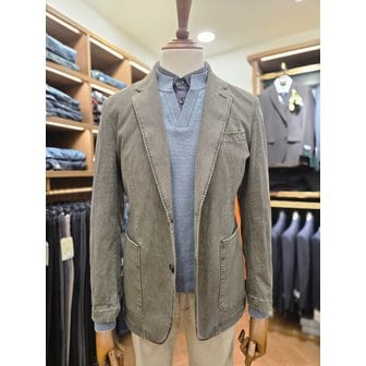 브렌우드 [여주점] 코오롱 브렌우드 남성 셀렉션 데님라이크 면워싱 자켓 BRJCS26811KHX