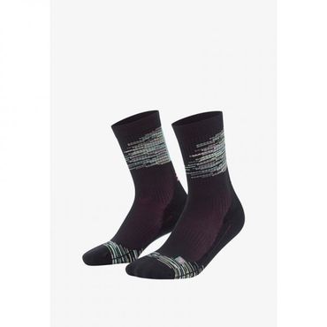 이스퀘어 5063019 CEP COMPRESSION PARIS VIBES MID CUT - Sports socks black green mix