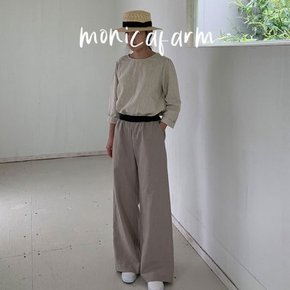 FW 아뜰리에 밴딩 린넨 팬츠(4color)