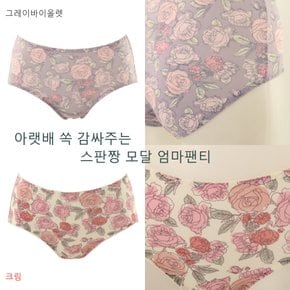 아랫배 쏙 감싸주는 스판짱 부인용 모달팬티 2매SET (VPT6585)