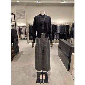 [파주점] 세트 브이넥 가디건 + 블라우스 + 와이드 팬츠 JS3B1CD531,JSRB0BL171,JS2B0SL341