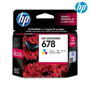 정품 HP678 CZ108AA 컬러/CZ107AA 검정/HP3545/HP2645