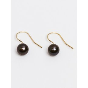 14K goldfilled hook balck pearl earring