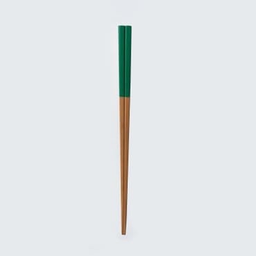 사브르 야마치쿠 스스케 스퀘어 대나무 젓가락 23cm 그린