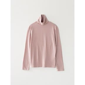 Basic turtle neck T-shirts (Pink)