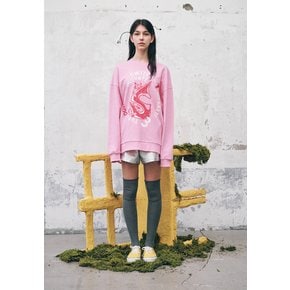 S  타이거 맨투맨 티셔츠(핑크)_SYS2TS03PK