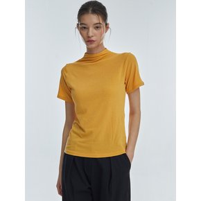 Half-Turtleneck Short-Sleeve [Yellow]