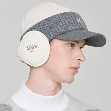 BOSS GOLF 밍크 에코 퍼 귀마개 UNISEX IVORY