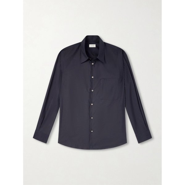 코튼 실크 블렌드 포플린 셔츠 46376663162991169