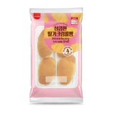 삼립 상큼한 딸기크림롤빵 166g