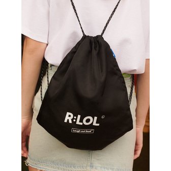 로라로라 [RLOL] (BG-19309) RLOL LOGO POUCH BAG BLACK