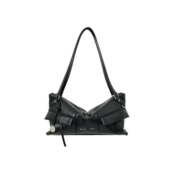 WIDE NEMO SHOULDER BAG IN BLACK