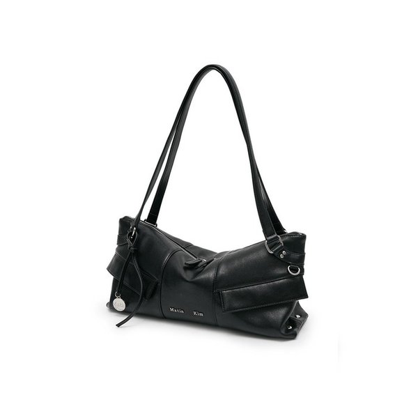 WIDE NEMO SHOULDER BAG IN BLACK