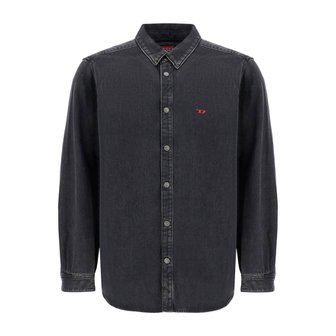 디젤 Long sleeve shirt A03534 068KE BLACK/DENIM