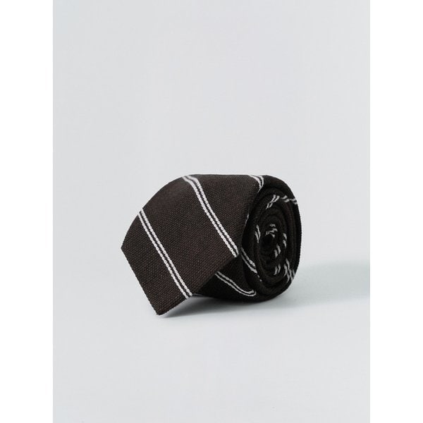 Classical Regimental Tie_Brown