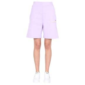 FW21 MSGM Shorts FANTASTIC GREEN BERMUDA LILAC 3141MDB191_21778970