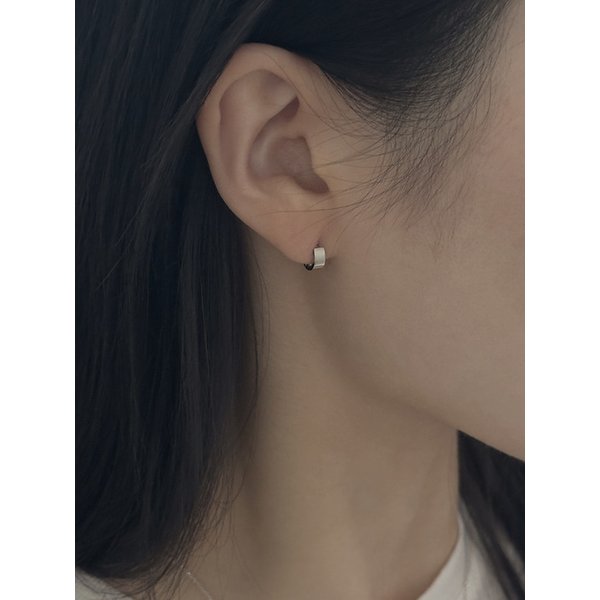 14k Flat hoop earrings