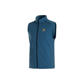 3805876 FOOTJOY Mens FootJoy Blue 2024 Presidents Cup Full-Zip Pullover Vest