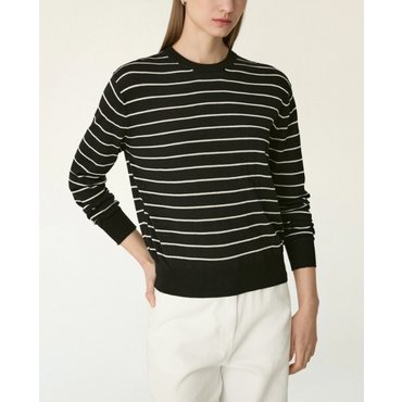 DKNY 시즌오프30%스트라이프 시어 풀오버 (DW2F3KTO424L)