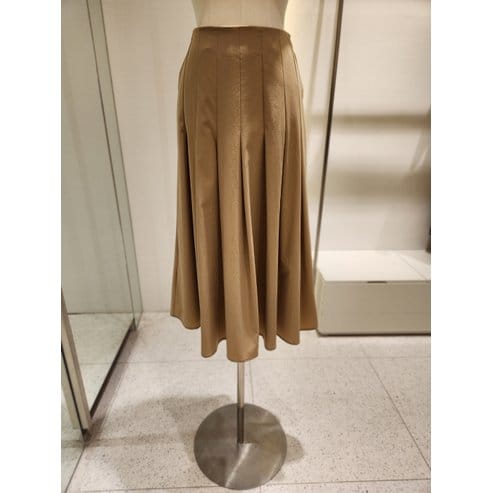 SOUP 숲 뒷밴딩 주름 롱 스커트 (SA8SR30)