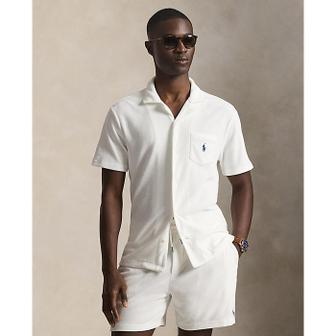 폴로 랄프 로렌 남성 커스텀 슬림핏 테리 캠프 셔츠(MNPOWOV1N820989100)