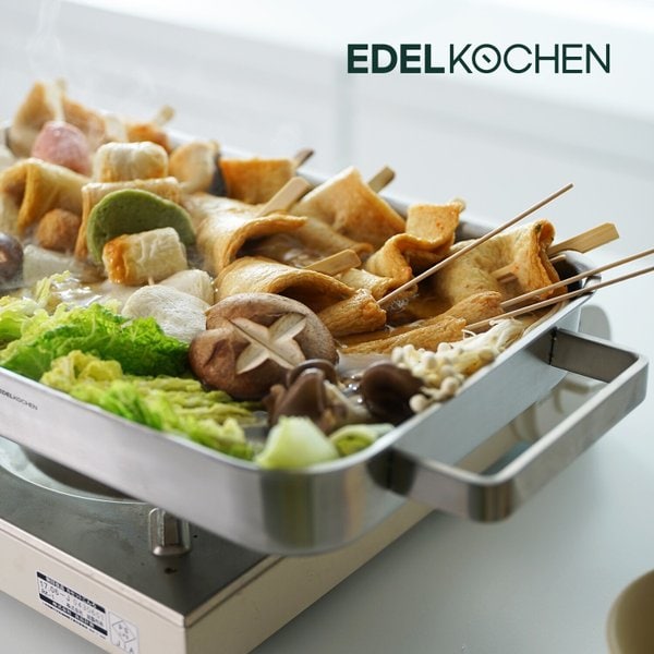 통3중 직사각 전골팬 36*22cm (사틴)