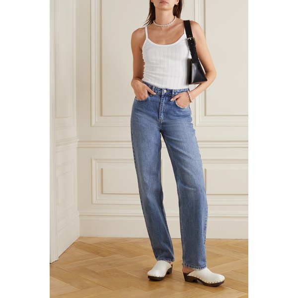 리셋 포인텔 니트 코튼 저지 탱크 화이트 31432202864792246