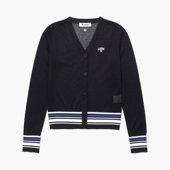 르꼬끄골프 [여주점] 여성 V넥 배색포인트 여름 가디건  GQ222LKC41 BLCK