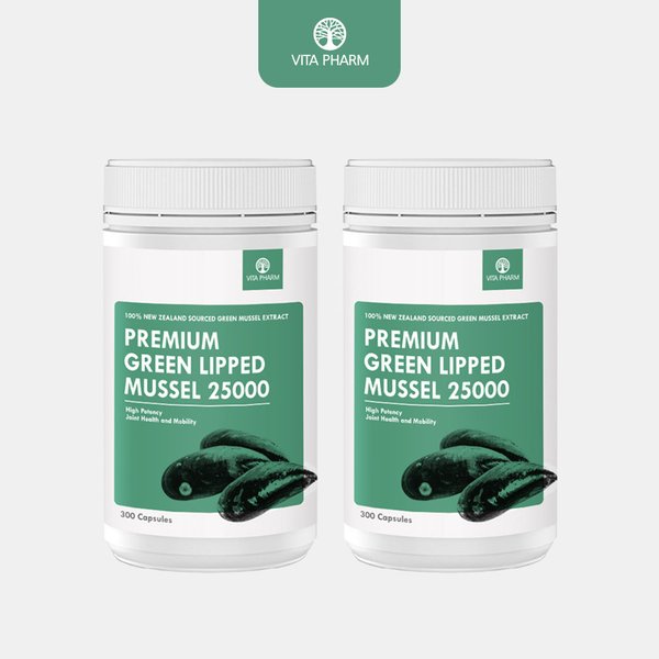 비타팜 뉴질랜드 초록입홍합 25000mg 300캡슐 2개
