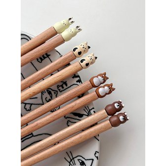 앨리건트테이블 모리노 젓가락 4종 우드 귀여운 집들이 선물