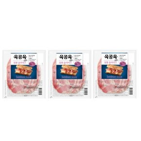 육공육 잠봉 슬라이스 80gX3 맛있는 간편식 간식 한국식품