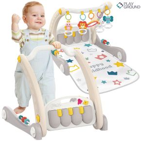 2 in 1 딸랑이 피아노 걸음마 체육관 그레이 huanhe0621_P332337467