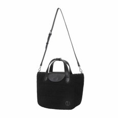 FURRY TOTE BAG(Black)_NUBTW24404BKX