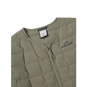 CROIFFLE (크로플) 남성 U넥 슬림 다운 자켓 DMW23503 4K (URBAN KHAKI)