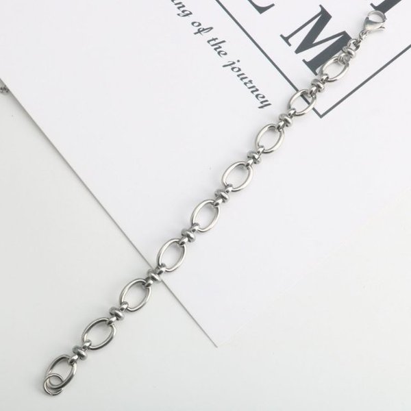 써지컬스틸 레트로체인 남녀공용 팔찌 (WFHN6NH)