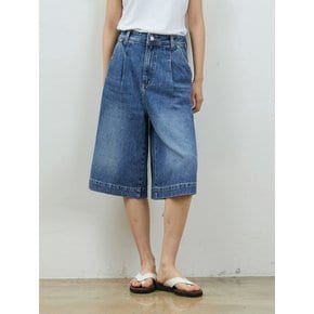 DENIM RELAX BERMUDA PANTS INDIGO